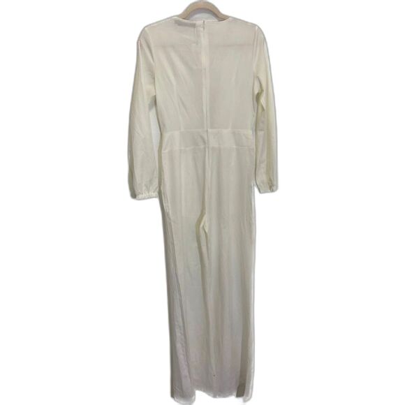 CBR - deep v-neck with mesh jumpsuit long sleeves - size S - Picture 2 of 8